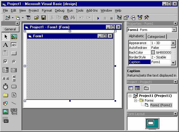 Visual Basic 6 IDE